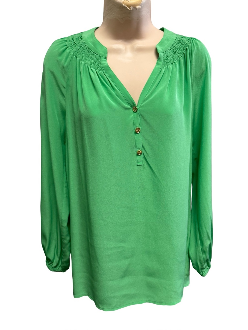 1037 / Lilly Pulitzer Elsa Silk Lightweight Top Size XS NWT